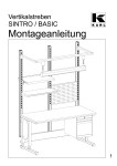 Montageanleitung Vertikalstreben