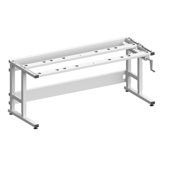 Höhenverstellbares Tischgestell SINTRO mit Handkurbel - Arbeitsplatzsystem KARL