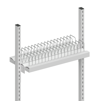 Einhängbares Ablageboard für SMD-Rollen